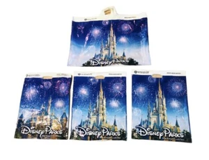 Lotto 4 grandi sacchetti spesa plastica parchi Disney 27x19” e 3 @ 21x16” - Foto 1 di 5