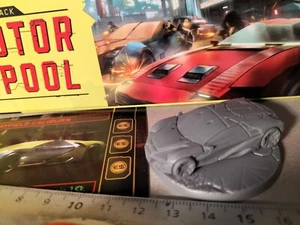 RAYFIELD CALIBURN VEHICLE MINIAT.+CARD/CYBERPUNK 2077 GANGS OF NIGHT CITY/G521 - Imagen 1 de 1