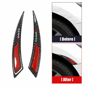 Car Body Wheel Eyebrow Arch Protector Strip Lips Fender Flares PVC Accessories - Picture 1 of 12