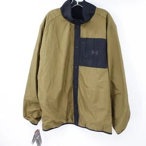Nwt Under armour jacket Mens 2XL reversible Polartec fleece micro series pockets - Picture 1 of 16