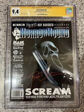 HorrorHound #92 CGC SS 9.4 Scream Movie Signed Roger Jackson Ghostface