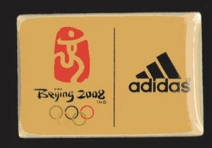 BEIJING 2008 OLYMPIC GAMES. SPONSOR PIN. ADIDAS - Picture 1 of 1