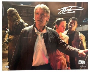 8x10 John Boyega Finn Star Wars Signed Picture Topps Authentic Bold Signatureš„ - Picture 1 of 2