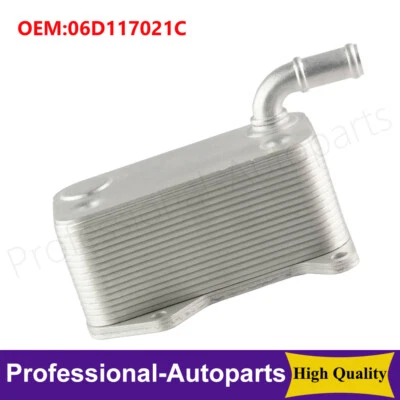 Nuevo enfriador de aceite de motor 06D117021C para Volkswagen Jetta Passat Audi A3 A4 TT 2,0 L Foto 1 de 4