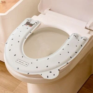 3PCS Thickened Toilet Seat Cushion Handheld Toilet Pad All-Season - Picture 1 of 16