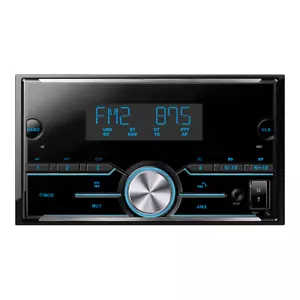 Car Dash MP3 Player Stereo Radio Bluetooth Remote Control Hands-free 2 Din 2 USB - Picture 1 of 20