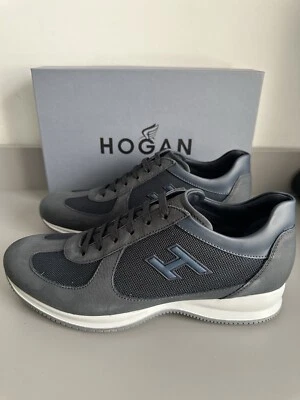 Hogan Tenis Entrenador Ligereza Flock Azul Gamuza Zapatos Reino Unido 10.5 5667G Foto 1 de 4