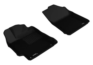 3D MAXpider KAGU Floor Liner Mats BLACK 1ST ROW for TOYOTA CAMRY 2015 - 2017 - Foto 1 di 24