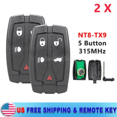 2 Llavero remoto inteligente 5B para Land Rover LR2 2008 2009 2010 2011 202 NT8-TX9 Foto 1 de 4