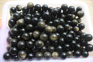 157pcs 16 -22mm 935 g Natural golden obsidian quartz spheres - Picture 1 of 5