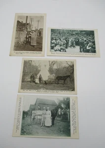 Four 1909-1910 MR & MRS D H WOOLF's Historic Walking Trip Postcards - Bild 1 von 7