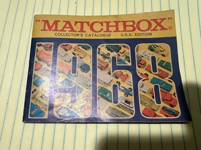 Catálogo Coleccionista Matchbox Original 1968 - Fred Bronner Distribuidor EE. UU. Color Foto 1 de 4