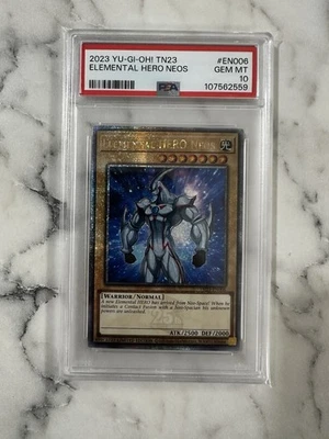 PSA 10 Elemental Hero Neos Quarter Century Secret Rare TN23-EN006 (Gem Mint) - Image 1 of 2