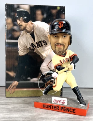 SF Giants MLB Hunter Pence Broken Bat 2012 World Series Reunion Bobblehead - Image 1 of 4
