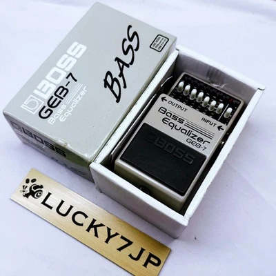 BOSS GEB-7 Bass Equalizer Pedal for Bass Guitar with Box - Image 1 of 4