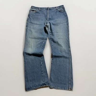 Vintage 90s Rustler Jeans USA Made Talon 42 Zipper Straight Leg 38 32 Workwear - Image 1 of 4