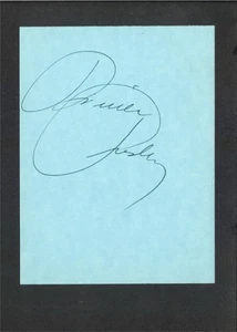 Priscilla Presley - Signed Autograph Book Page - Elvis Presley Wife - Naked Gun - Picture 1 of 1