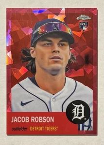 2022 Topps Chrome Platinum Anniversary - Jacob Robson #374 Atomic Refractor /100 - Picture 1 of 2
