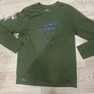 Nike Miami Dolphins NFL T-Shirt Army Green Salute to Service Youth XL 18-20. Neu - Bild 1 von 7
