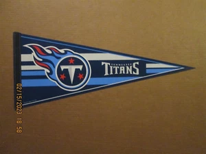 NFL Tennessee Titans Vintage Circa 2000's Wincraft Team Logo Football Pennant - Picture 1 of 1