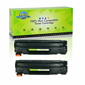 2 Pack Black CE285A 85A Toner Cartridge For HP Laserjet Pro M1134 M1136 M1137 - Picture 1 of 9