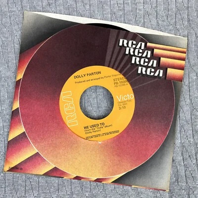 Vintage 45 RPM record Dolly Parton RCA records 1975 Country western Blues - Image 1 of 4
