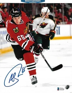 ANDREW SHAW signed STANLEY CUP CHICAGO BLACKHAWKS 8x10 Foto COA BECKETT AA19348 - Bild 1 von 1