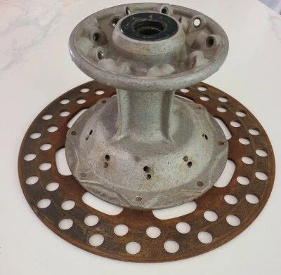 87-91 Kawasaki Kx250 Kx125 Kx500 88 1988 rueda delantera buje disco rotor OEM BUENO  Foto 1 de 4