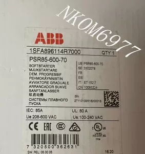 1PZ Nuovo ABB PSR85-600-70 Soft Starter PSR8560070 - Foto 1 di 3