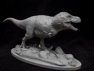 Tyrannosaurus Rex Ruby Skeleton Hadrosaurus Scene Dinosaur Toy Unpainted Gk
