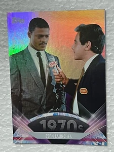 2011 Topps American Pie Pop Culture ESPN Launches #133 Rainbow Foil Parallel. - Picture 1 of 6