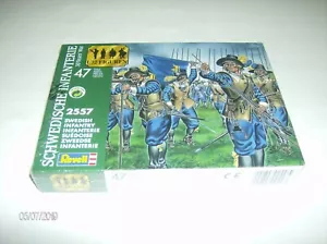 Revelle #2557 1/72 Scale Swedish Infantry (30 Years War) 47 Pieces MIB ON SPRUE - Picture 1 of 1