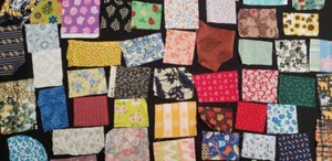 New Floral 100% Cotton Fabric Scraps For Quilts Scrapbooking Crafts - Lot of 30 - Picture 1 of 22