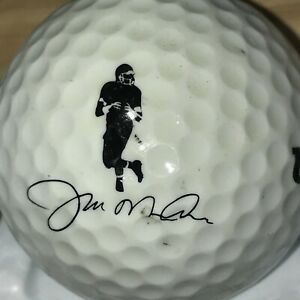 1 Upper Deck Authenticated Autograph Signature Football Logo Golf Ball (F-23-3)