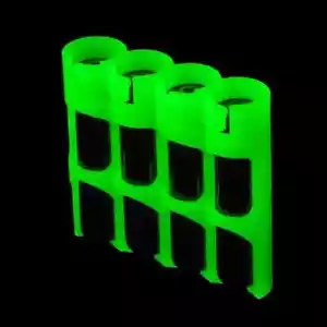 ALMACENAMIENTO DE BATERÍA STORACELL GLOW IN DARK - PAQUETE DE 4 AAA (MOONSHINE) - Imagen 1 de 2