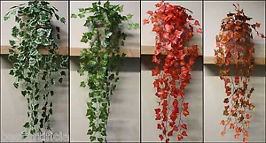 Las mejores guirnaldas de hiedra artificial de arrastre planta jardín boda exterior interior TI - Imagen 1 de 21
