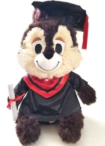 Figura de peluche de 13" Disney Chip n' Dale suave graduación animal de peluche juguete chip de grado - Imagen 1 de 6