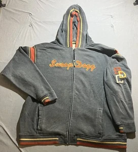 Suéter de Colección Snoop Dogg Ropa Adulto 3XL Gris Cremallera Completa Deletrear Sudadera con Capucha Y2K - Imagen 1 de 10