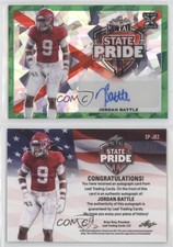 2023 Leaf Metal State Pride Green Crystals /3 Jordan Battle Rookie Auto RC