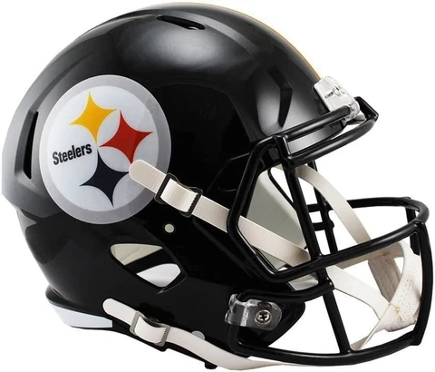*SALE* PITTSBURGH STEELERS NFL FULL SIZE SPEED REPLICA FOOTBALL HELMET-SHIP FAST Cover