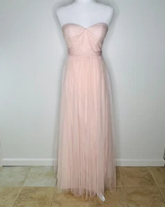 Jenny Yoo Pale Pink Tulle Dress Size 00 - Picture 1 of 6
