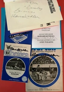 HOWARD KENDALL Story*SIGNED*+4more*SIGNED*ITEMS! 3xMatch-Programs JOB LOT/BUNDLE - Picture 1 of 12
