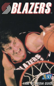 1996-97 Portland Trailblazers NBA Basketball Media Guide - Imagen 1 de 1