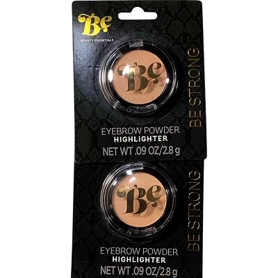 2-PK Beauty Essentials Eyebrow Powder, Highlighter, 0.09 oz. / 2.8g - Image 1 of 2