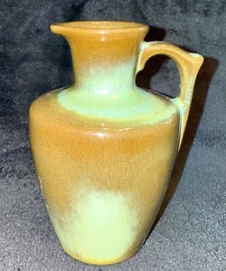 Vintage Frankoma Pottery #838 Pitcher/Jug Prairie Green Made In USA Sage Brown - Picture 1 of 8