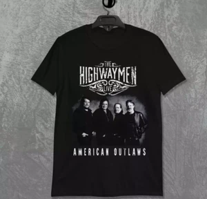 Rare The Highwaymen Band Black Color 1side T-Shirt Unisex ALL COLOR S-5XL - Picture 1 of 5