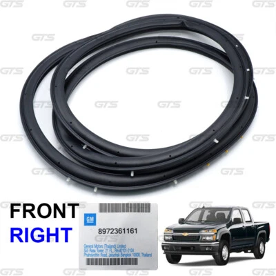 Front Rh Weatherstrip Door Rubber For Chevrolet Colorado Double Cab 2004 2008 - Image 1 of 4