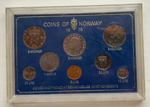 Kursmünzensatz KMS - Norwegen (1975) - Bild 1 von 2