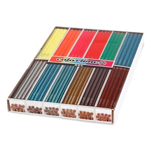 creativ company XXL Colortime Lápiz de colores metálico y neón Juegos de lápices Mina 3 mm - Imagen 1 de 3