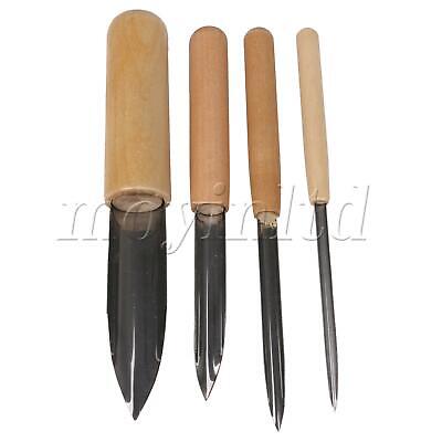 4 Different Sizes Pottery Clay Ceramic Tools Semi Round Hole S • 8.81€